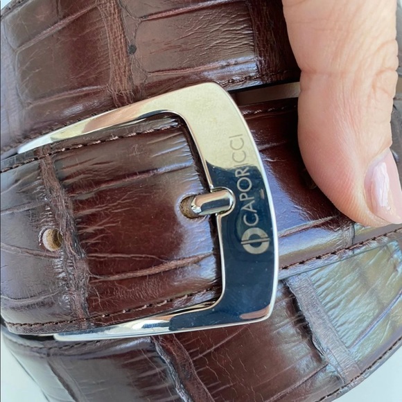 CAPORICCI REAL Genuine alligator belt - Picture 4 of 8